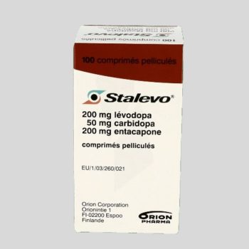 Stalevo 200mg/50mg/200mg X 100 levodopa,Carbidopa/Entacapone