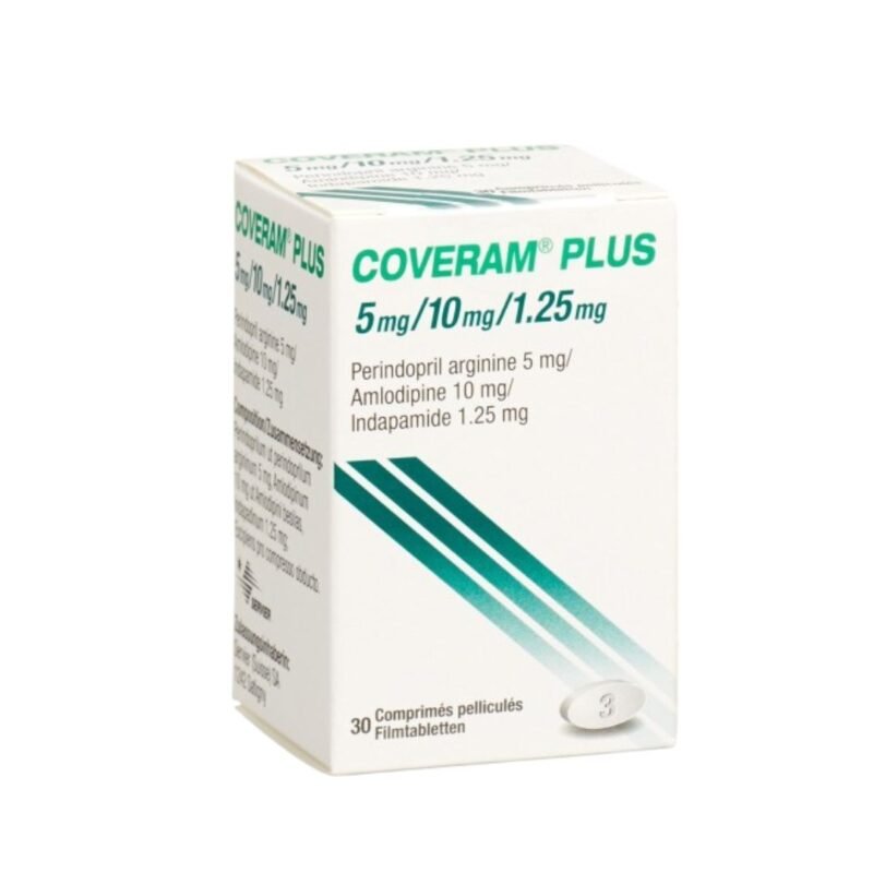 Coveram Plus 5mg10mg1.25mg x 30Tabs
