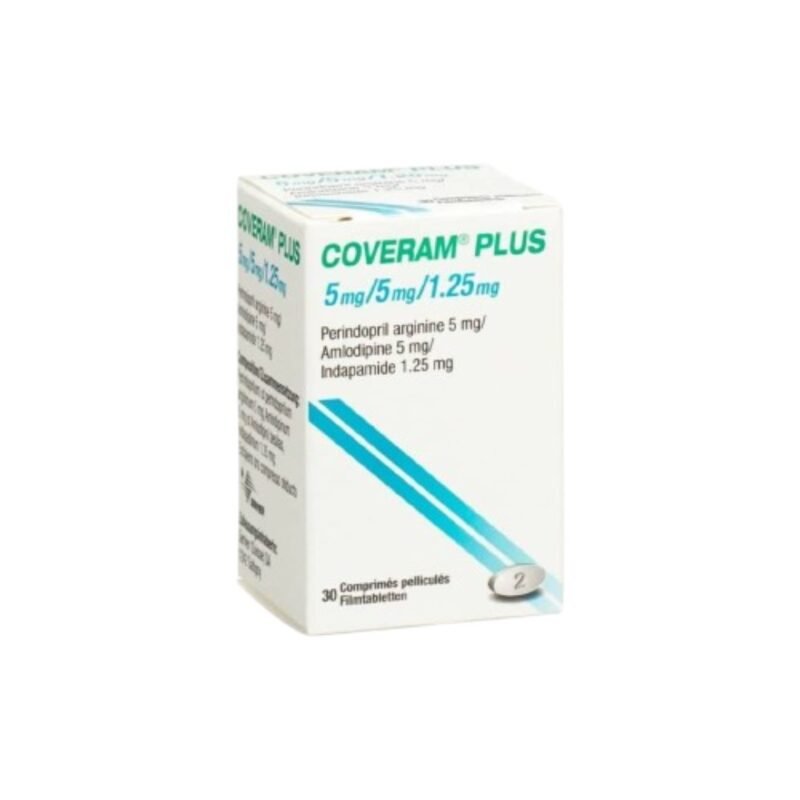 Coveram Plus 5mg/5mg/1.25mg x 30Tabs