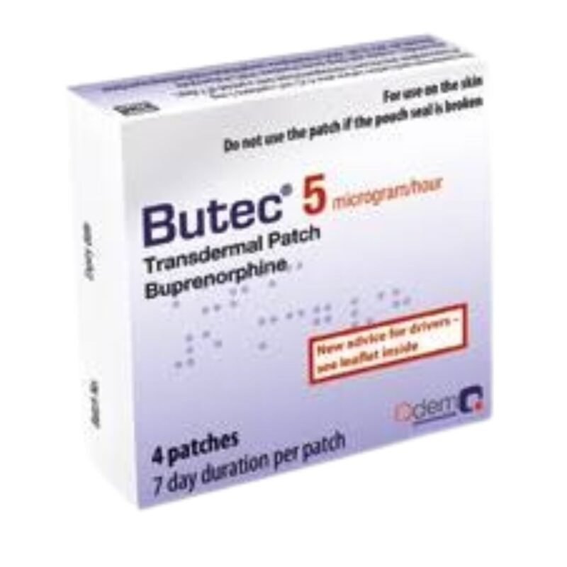 Butec 5mg Patch x 4 - MediGlow Healthcare (NG)