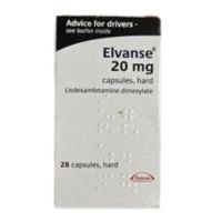 Elvanse 20mg X 28Caps