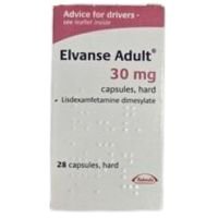 Elvanse 30mg X 28Caps
